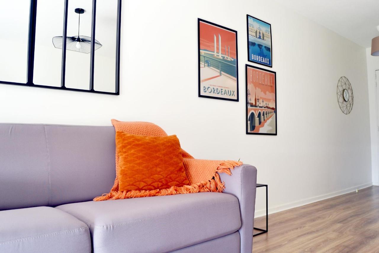 Studio Belle Vue Bordeaux - Parking Prive - Netflix - Tram A Cenon Luaran gambar
